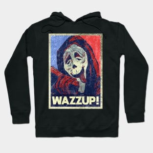 Wazzup in Hope, Distressed, Vintage Poster Style Hoodie